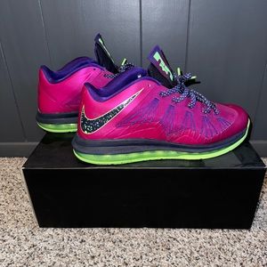 Nike Air Max LeBron 10 Low 'LEBRONCURIAL' - Mens Size 11.5